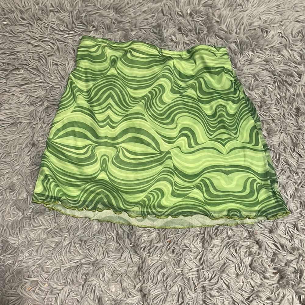 Groovy Green Skirt